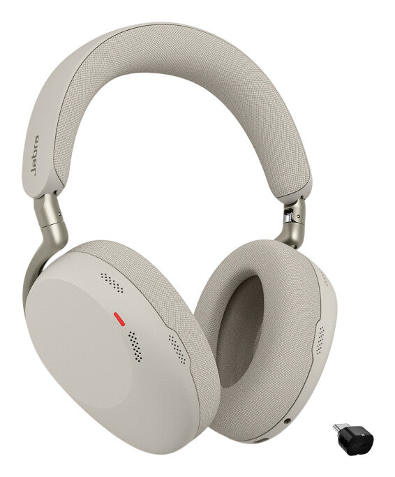 Jabra Evolve3 85 MS + Link 390c Headset Trådløs Opkald/musik USB Type-C Bluetooth Grå