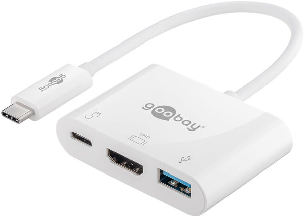 Goobay 62104 dockingstation USB Type-C Flerfarvet