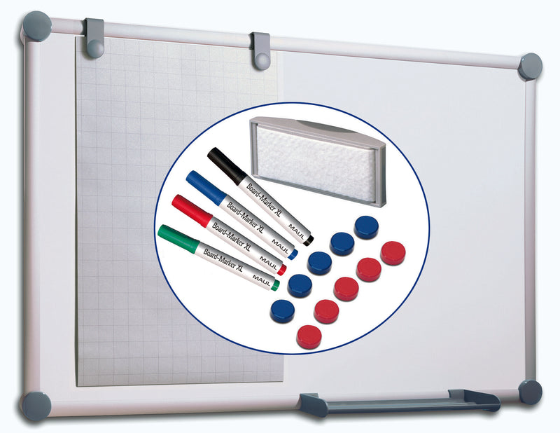 MAUL 2000 MAULpro whiteboard 900 x 600 mm Plast Magnetisk