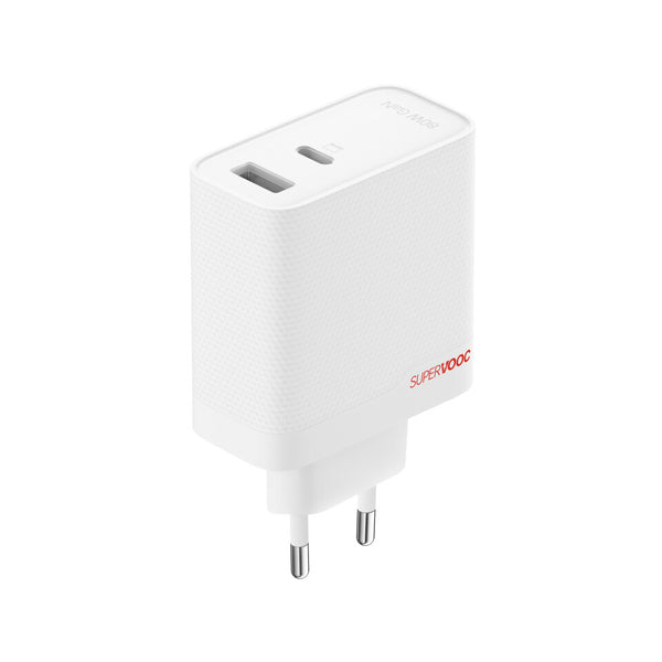OnePlus 5461100597 oplader til mobil enhed Universel Hvid Vekselstrøm Hurtig opladning Indendørs