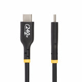 StarTech.com USB2EPR2M USB-kabel USB 2.0 2 m USB C 0,48 Gbit/sek. 240 W Sort
