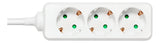 Deltaco Outlet 3xCEE 7/3 1xCEE 7/7 1.5m white