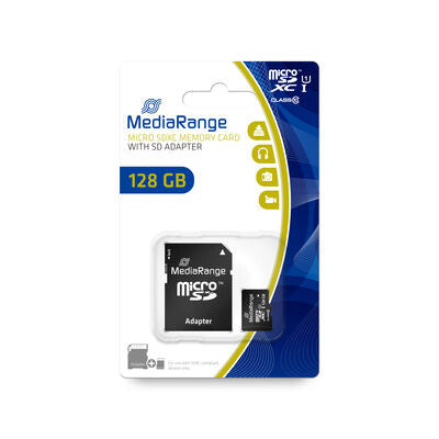 MediaRange MR945 hukommelseskort 128 GB MicroSDXC UHS-I Klasse 10