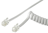 Goobay 50246 telefonkabel 2 m Hvid