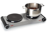 Tristar KP-6248 kogeplade Rustfrit stål Bordplade Forseglet plade 2 zone(s)