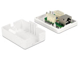 DeLOCK 86169 stikkontakt RJ-45 Hvid