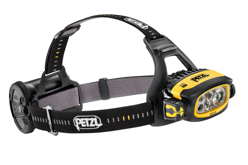 Petzl Duo S Sort, Gul Hovedbånd lommelygte