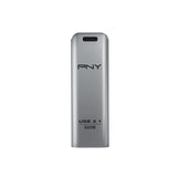 PNY FD32GESTEEL31G-EF USB-nøgle 32 GB 3.2 Gen 1 (3.1 Gen 1) Rustfrit stål