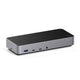 Satechi Triple 4K Display Ledningsført Dock Sort, Sølv