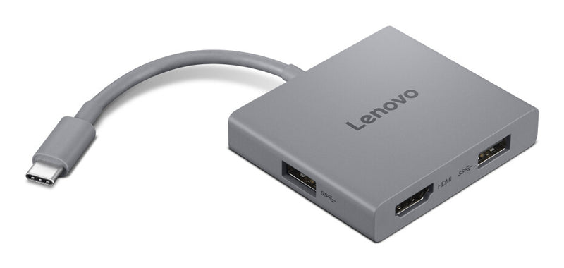 Lenovo GX91R64790 dockingstation Ledningsført USB 3.2 Gen 1 (3.1 Gen 1) Type-C Grå