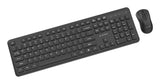 Gembird KBS-WPS-01 tastatur Mus inkluderet Kontor RF trådløst QWERTY US International Sort