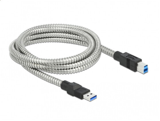 DeLOCK 86779 USB-kabel USB 3.2 Gen 1 (3.1 Gen 1) 2 m USB A USB B 5 Gbit/sek. Sølv