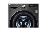 LG F6WV710P2S vaskemaskine Front-læsning 10,5 kg 1600 rpm Sort, Rustfrit stål