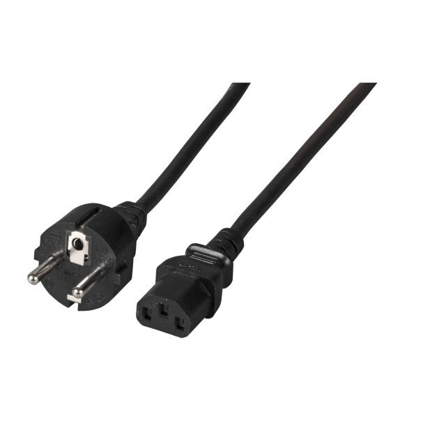 EFB Elektronik EK508SW.2 el-ledning Sort 2 m CEE7/7 C13 forbinder