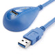 StarTech.com USB3SEXT5DSK USB-kabel USB 3.2 Gen 1 (3.1 Gen 1) 1,5 m USB A 5 Gbit/sek. Blå