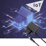 Qoltec 51021 strømadapter og vekselret Indendørs Sort