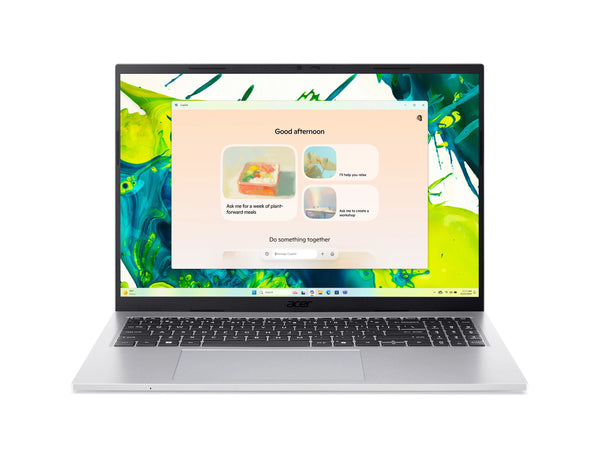 Acer Aspire AG16-71P-582P Intel Core 5 120U Laptop 40,6 cm (16") WUXGA 16 GB DDR5-SDRAM 512 GB SSD Wi-Fi 6 (802.11ax) Windows 11 Home Sølv
