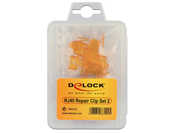 DeLOCK 86422 kabelholder Flerfarvet 40 stk