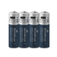 MediaRange MRBAT161 husholdningsbatteri Genopladeligt batteri AA Lithium-Ion (Li-Ion)