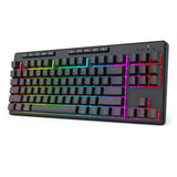 REDRAGON K516RGB-PRO SHIVA PRO 87 tastatur USB + RF Wireless + Bluetooth Sort