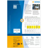 HERMA 9537 selvklæbende etiket Rektandel Hvid 960 stk