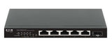 Eaton NG5POE-M2 netværksswitch Ikke administreret Gigabit Ethernet (10/100/1000) Strøm over Ethernet (PoE) Bord-/vægmontering Sort