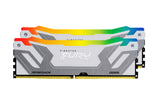Kingston Technology FURY 48 GB 8400 MT/s DDR5 CL40 CUDIMM (sæt med 2) Renegade RGB, hvid XMP