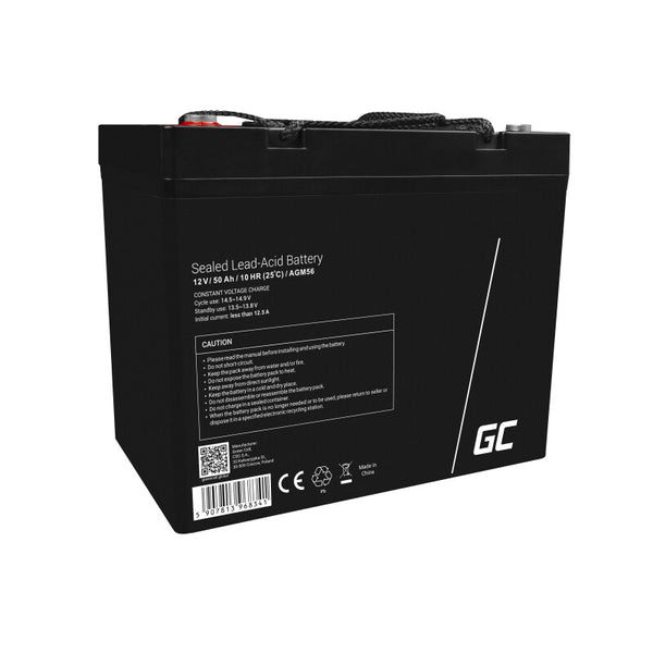 Green Cell AGM56 batteri til køretøj AGM (Absorberet glasmåtte) 50 At 12 V