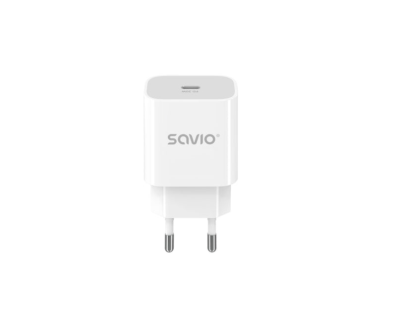 Savio SAVLA-09 oplader til mobil enhed Universel Hvid Vekselstrøm Udendørs