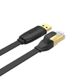 UNITEK Y-SP02001B netværkskabel Sort 18 m