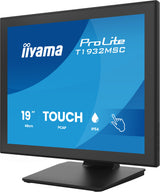 iiyama ProLite T1932MSC-B2S computerskærm 48,3 cm (19") 1280 x 1024 pixel SXGA LED Berøringsskærm Sort