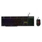 Inca IKG-448 tastatur Mus inkluderet Spil USB Sort