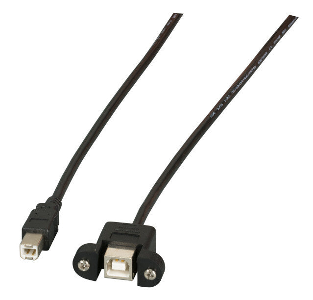 EFB Elektronik K5293SW.1V2 USB-kabel USB 2.0 1 m USB B 0,48 Gbit/sek. Sort