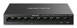 Mercusys MS110CMP netværksswitch Fast Ethernet (10/100) Strøm over Ethernet (PoE) Sort