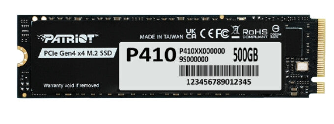 Patriot Memory P410 500 GB M.2 PCI Express NVMe