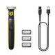 Philips Norelco OneBlade QP2724/10 barbermaskine til ham Folie shaver Trimmer Grå, Lime