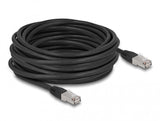 DeLOCK 80130 netværkskabel Sort 10 m Cat6a S/FTP (S-STP)