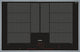 Siemens EX845LYC1E kogeplade Sort, Rustfrit stål Indbygget Zone induktionskogeplade 4 zone(s)
