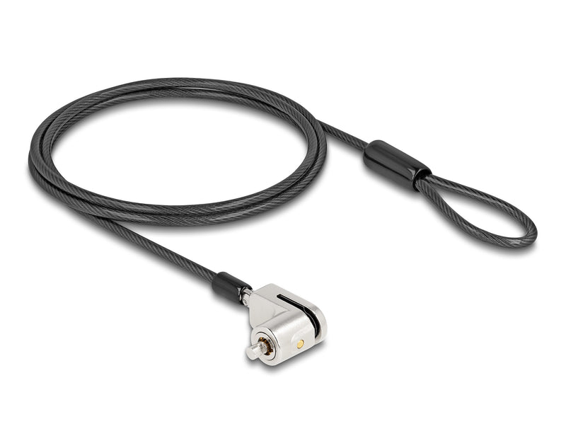 Navilock Notebook Sicherungskabel kabellås Sort 1,8 m
