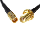 DeLOCK 88577 koaxial kabel 0,2 m SMA MCX Sort