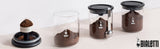 Bialetti DCDESIGN07 glas Rund Sort, Transparent