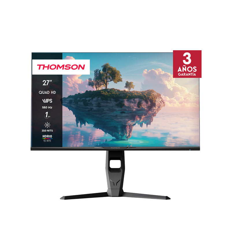 Thomson M27QG5Y14 computerskærm 68,6 cm (27") 2560 x 1440 pixel Quad HD LED Grå