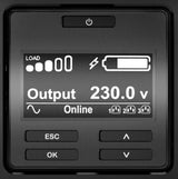 APC SRT1500XLI UPS-enhed Dobbeltkonvertering (online) 1,5 kVA 1500 W 6 AC stikkontakt(er)