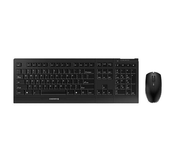 CHERRY B.Unlimited 3.0 tastatur Mus inkluderet Universel RF trådløst QWERTY US engelsk Sort