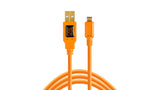 Tether Tools CU5430ORG USB-kabel USB 2.0 4,6 m USB A Micro-USB B Orange