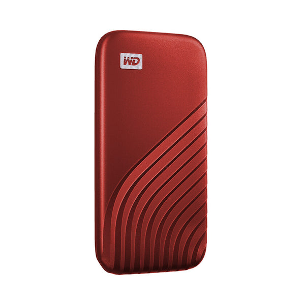 Western Digital My Passport 1 TB USB Type-C 3.2 Gen 2 (3.1 Gen 2) Rød