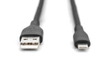 Digitus AK-600108-005-S Lightning kabel 0,5 m Sort