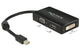 DeLOCK 0.16m DisplayPort/VGA + HDMI + DVI 0,16 m Mini DisplayPort VGA (D-Sub)+ HDMI + DVI Sort