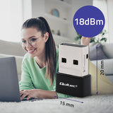 Qoltec 50664 WLAN adgangspunkt 650 Mbit/s Sort