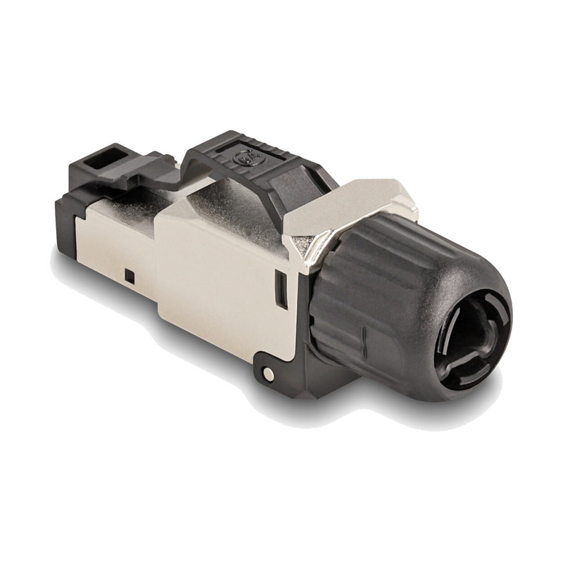 DeLOCK 86017 kabelsamler RJ45/LSA Sort, Sølv